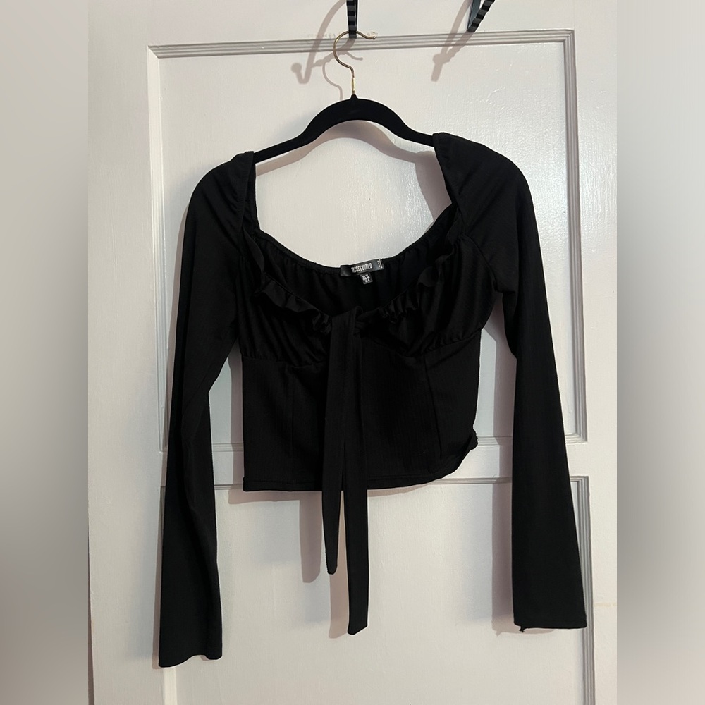 Black Long Sleeve Top